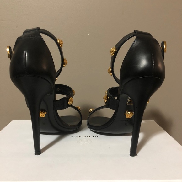 SOLD ‼️VERSACE Signature Medusa High Heel Sandal - Picture 4 of 7